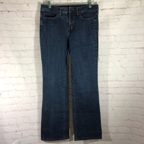 Talbots Simply Flattering 5-Pocket Denim Blue Jeans - Size 8 - Picture 1 of 9